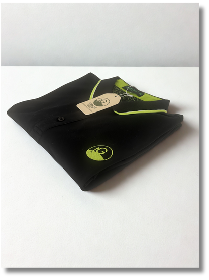 Gibson Golf Signature Polo - Black / Yellow