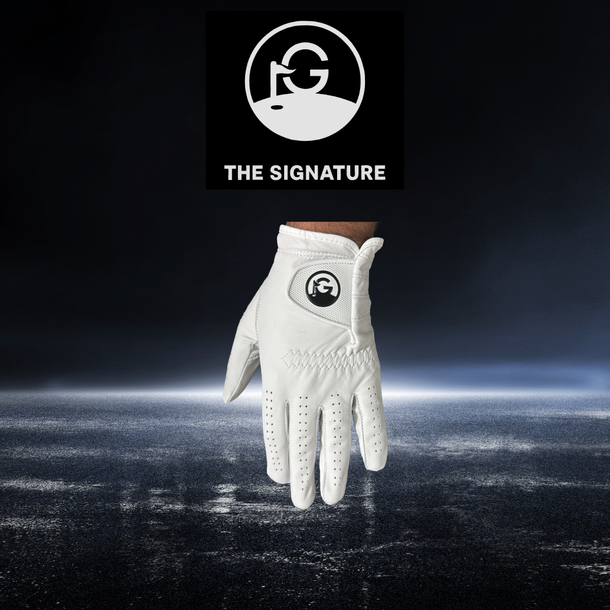 Gibson Golf Signature White Cabretta Golf Glove