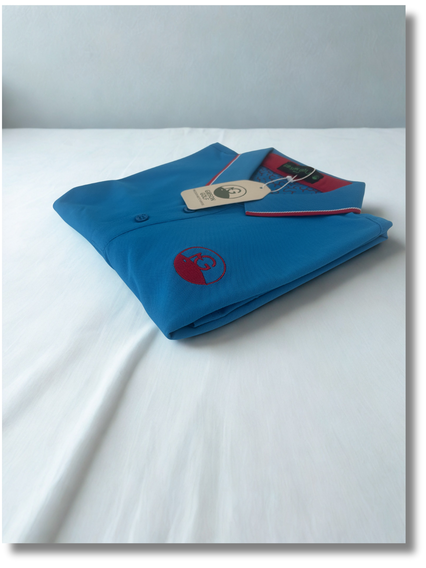 Gibson Golf Signature Polo - Sapphire Blue