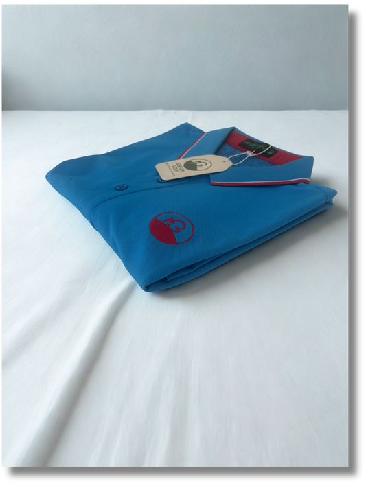 Gibson Golf Signature Polo - Sapphire Blue