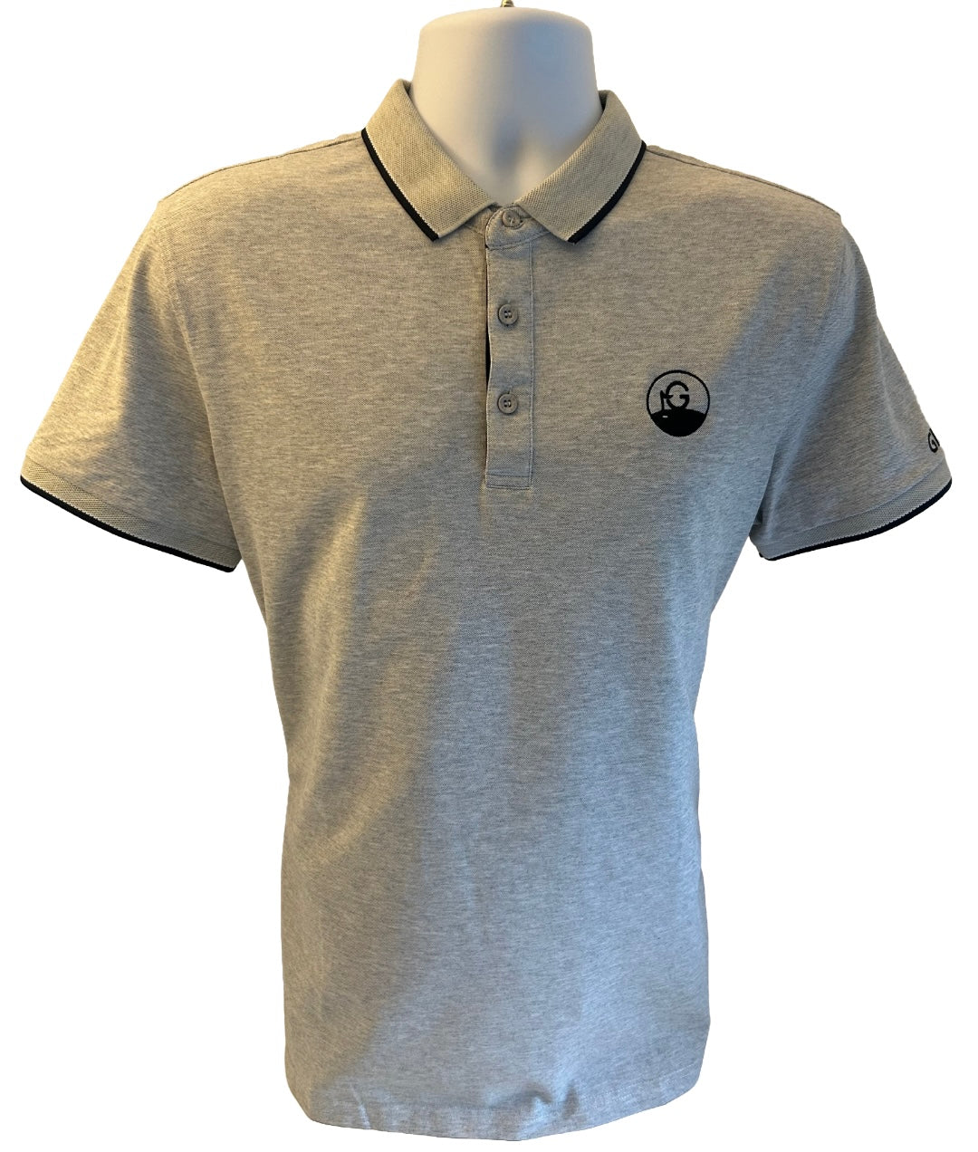 Classic Collection Polo - Gibson Golf - Grey / Black