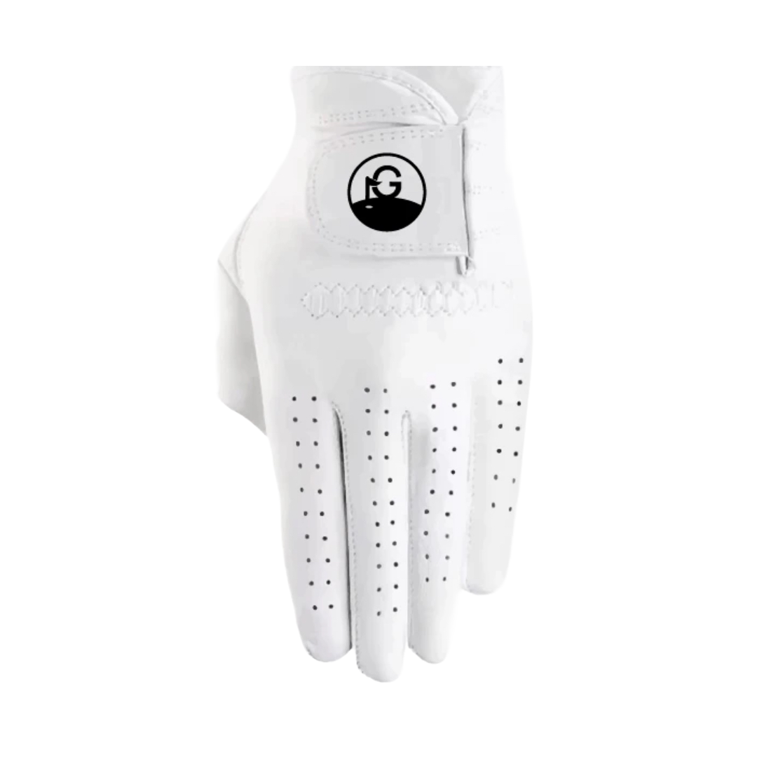 Gibson Golf White Cabretta Golf Glove - The First Cut