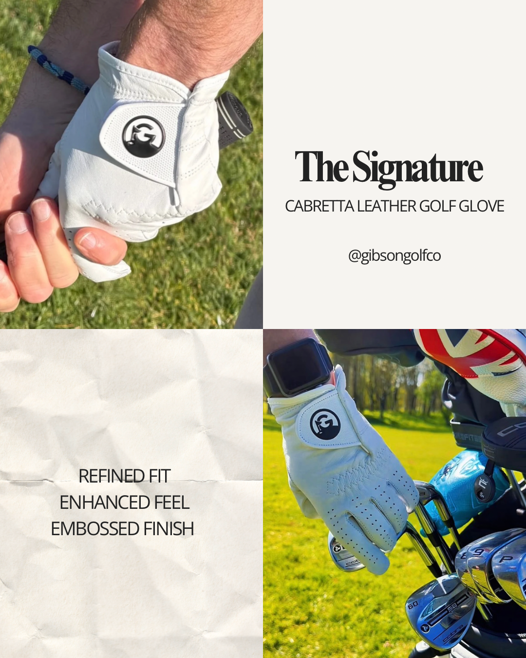 Gibson Golf - The Signature Cabretta Glove