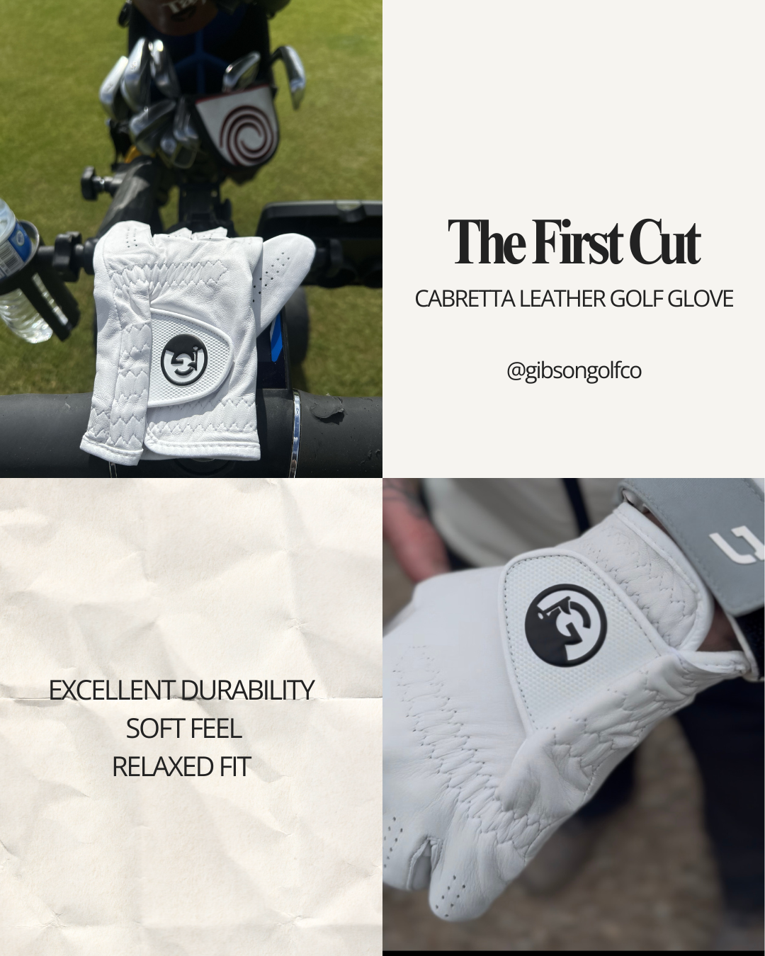 Gibson Golf - First Cut Cabretta Golf Glove