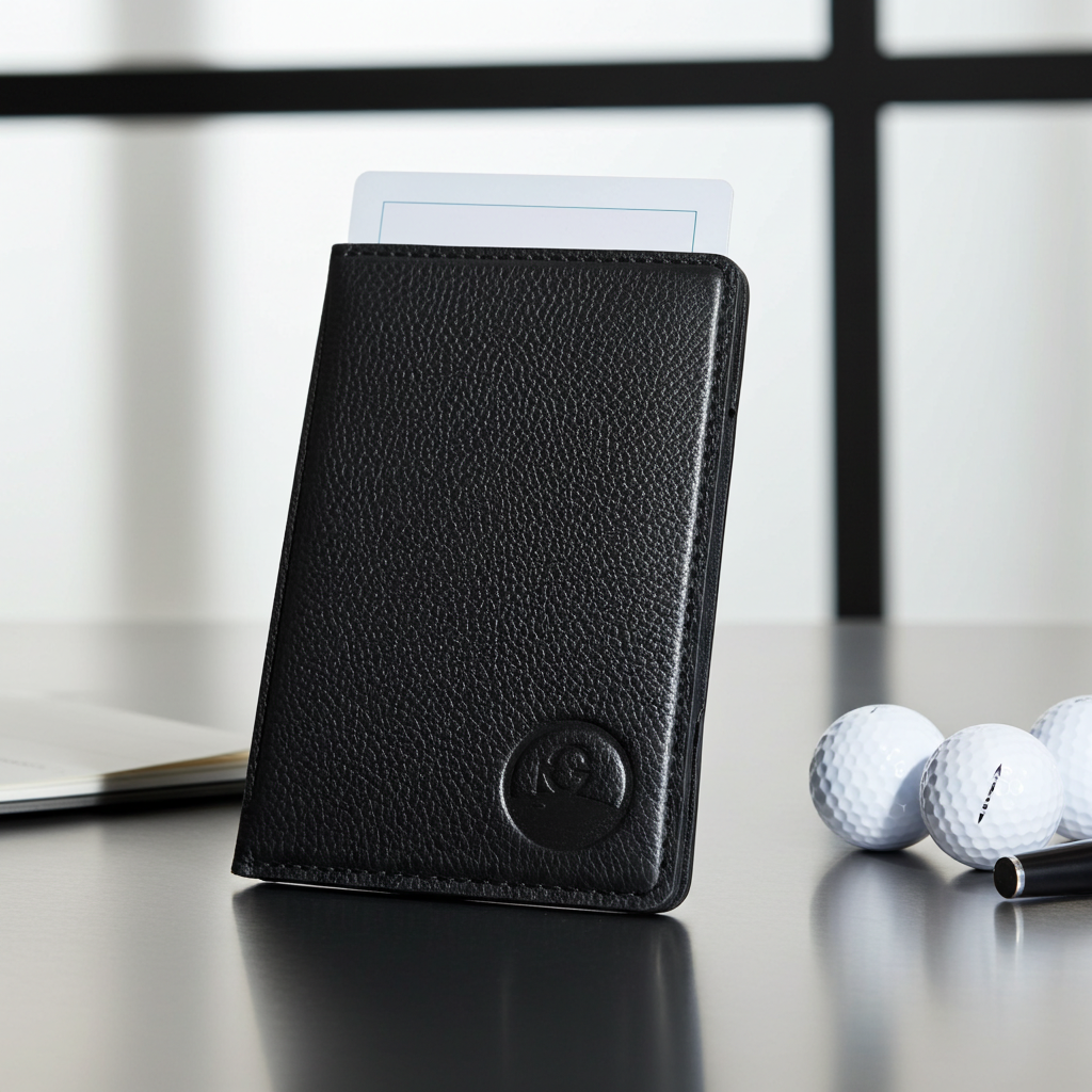 Gibson Golf Premium Top Grain Leather Scorecard Holder