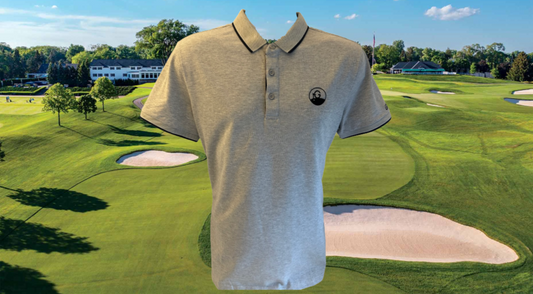 Classic Collection Polo - Gibson Golf - Grey / Black